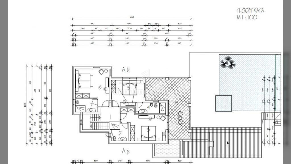 Luksuzna vila z bazenom in pogledom na morje, pri Labinu