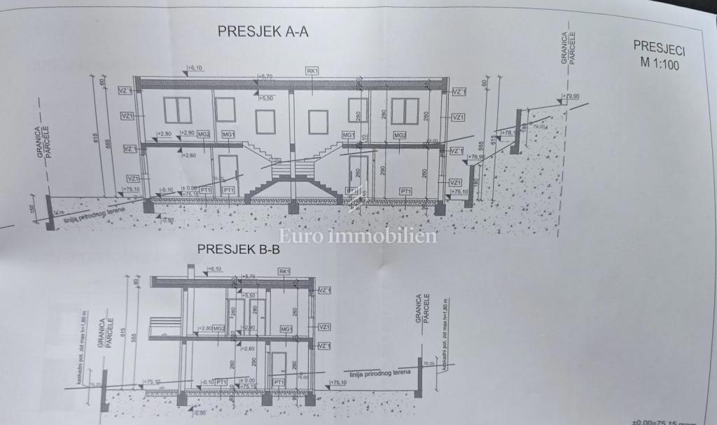 Crikvenica – Parcela z veljavnim gradbenim dovoljenjem