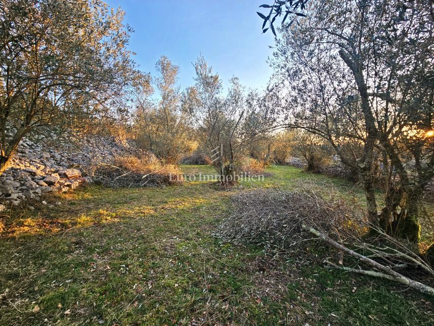 Zazidljivo zemljišče z delnim pogledom na morje