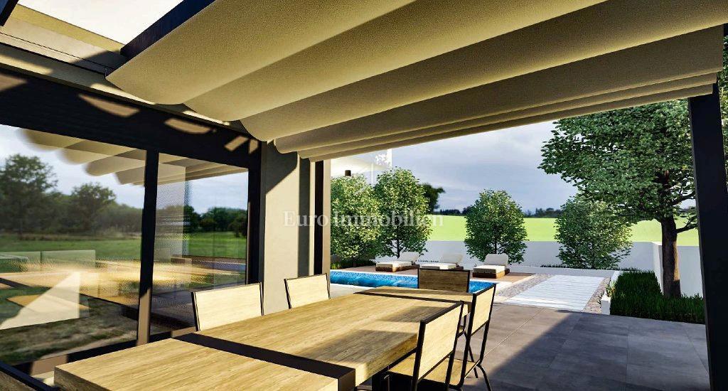 Dupleks stanovanje v hiši z bazenom, Vodice