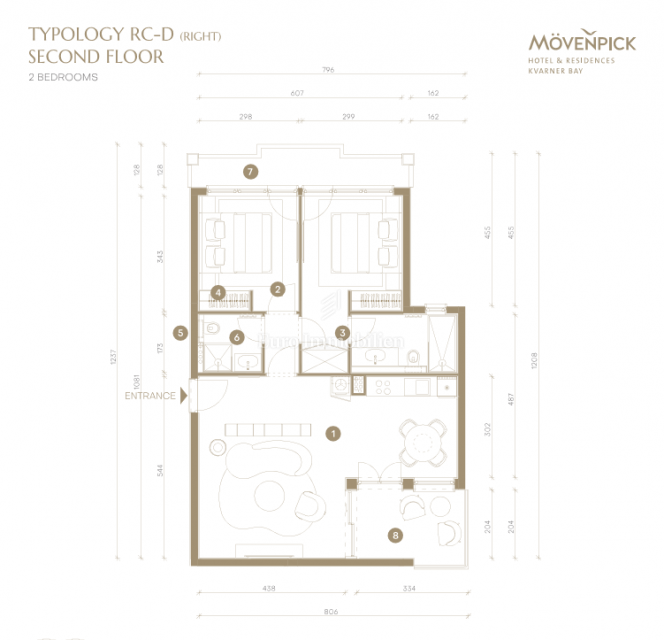 Apartma druga vrsta do morja - Novi Vinodolski