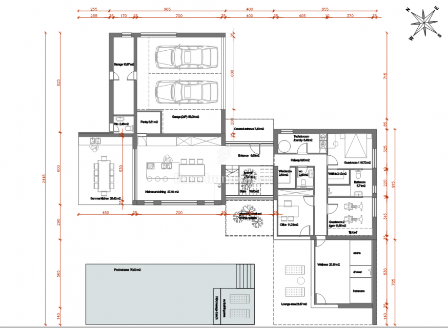 Vila s panoramskim pogledom na morje, edinstvena lokacija
