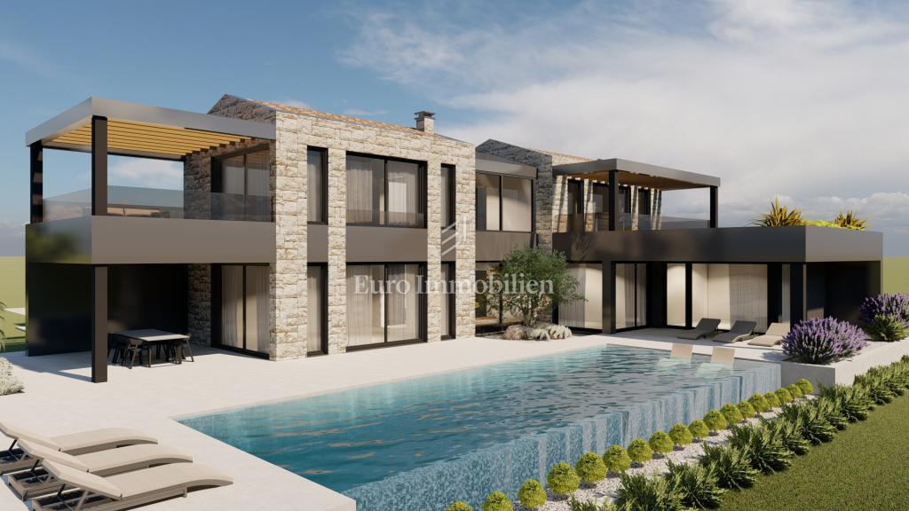 Vila s panoramskim pogledom na morje, edinstvena lokacija