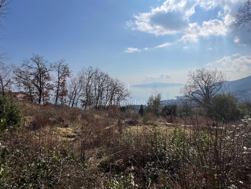 Veprinac, zemljišče z odprtim pogledom na morje