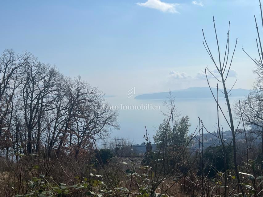 Veprinac, zemljišče z odprtim pogledom na morje