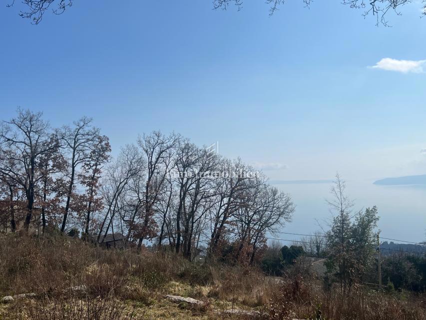 Veprinac, zemljišče z odprtim pogledom na morje