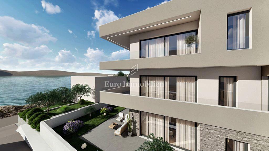 Tisno, luksuzno stanovanje z vrtom, druga vrsta do morja