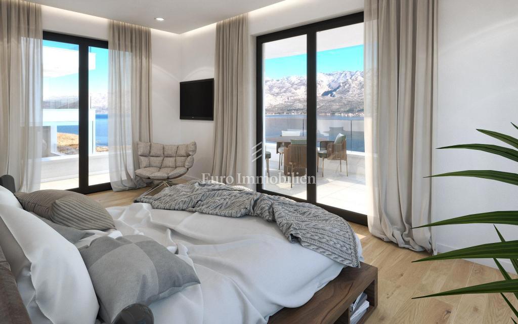 Vila z infinity bazenom, druga vrsta do morja - Vinjerac