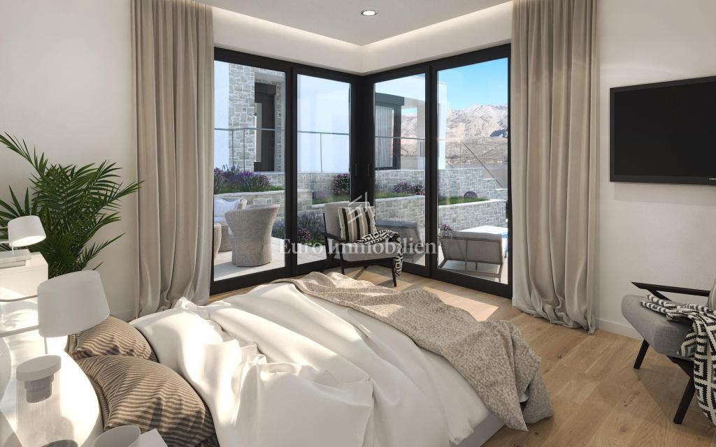 Vila z infinity bazenom, druga vrsta do morja - Vinjerac