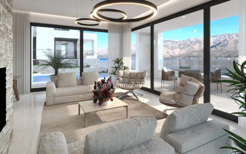 Vila z infinity bazenom, druga vrsta do morja - Vinjerac