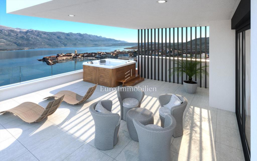 Vila z infinity bazenom, druga vrsta do morja - Vinjerac