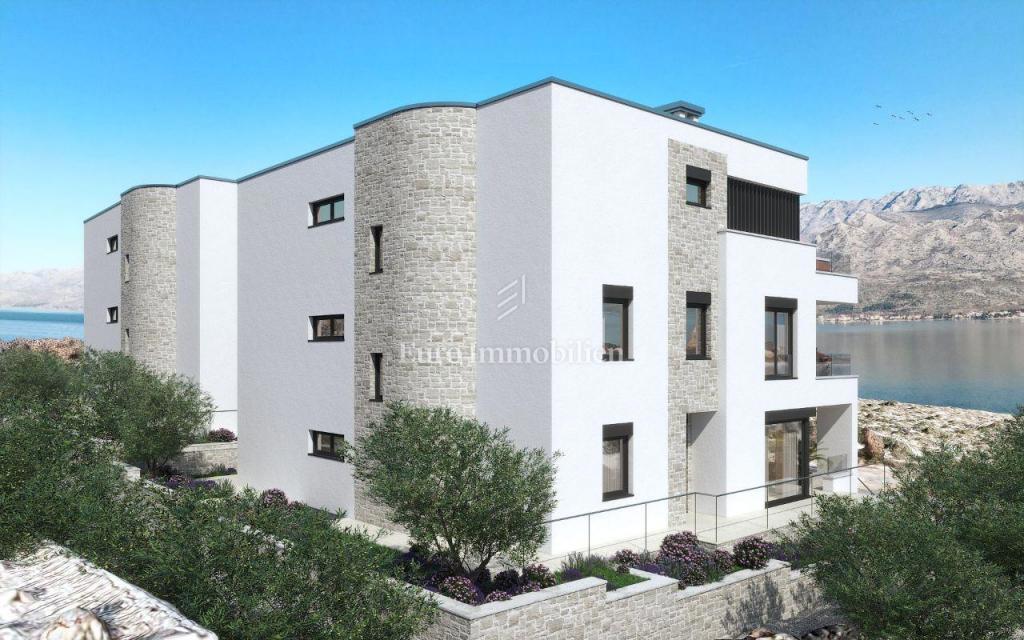 Vila z infinity bazenom, druga vrsta do morja - Vinjerac