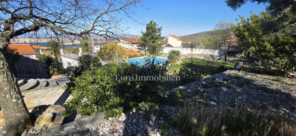 Jadranovo - hiša z bazenom in pogledom na morje