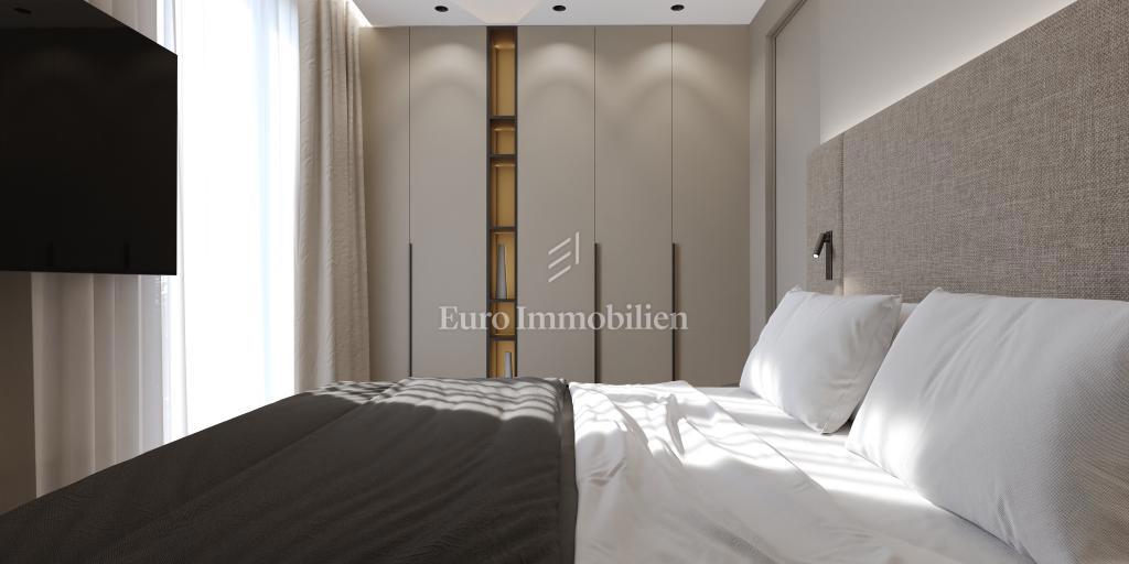 Moderni apartma z bazenom, novogradnja, mesto Krk