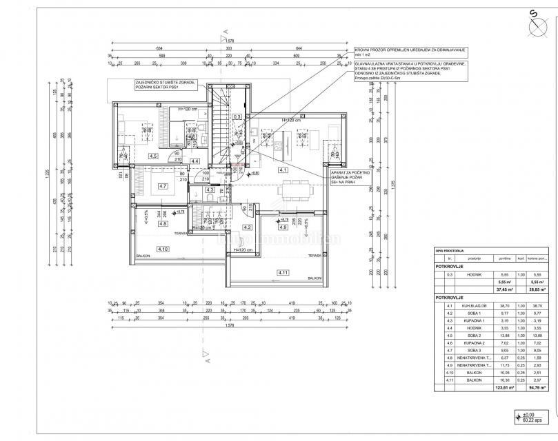 Dramalj stanovanje v novogradnji 90m2
