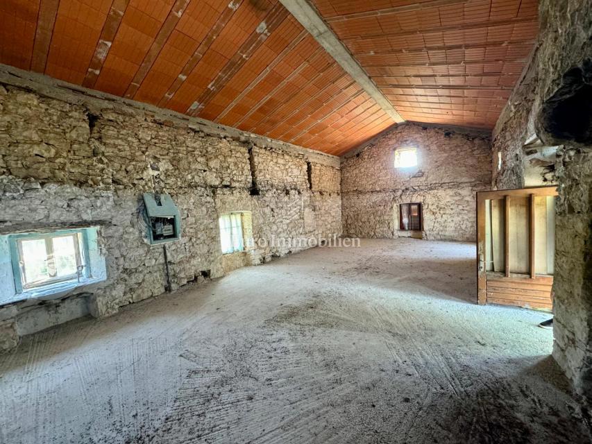 Samostojna kamnita hiša v fazi prenove
