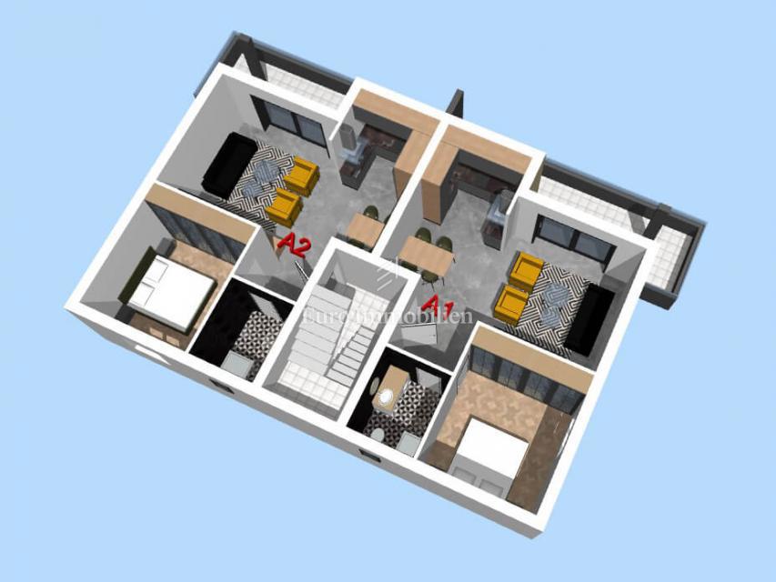 Makarska - apartmaji v novogradnji s pogledom na morje
