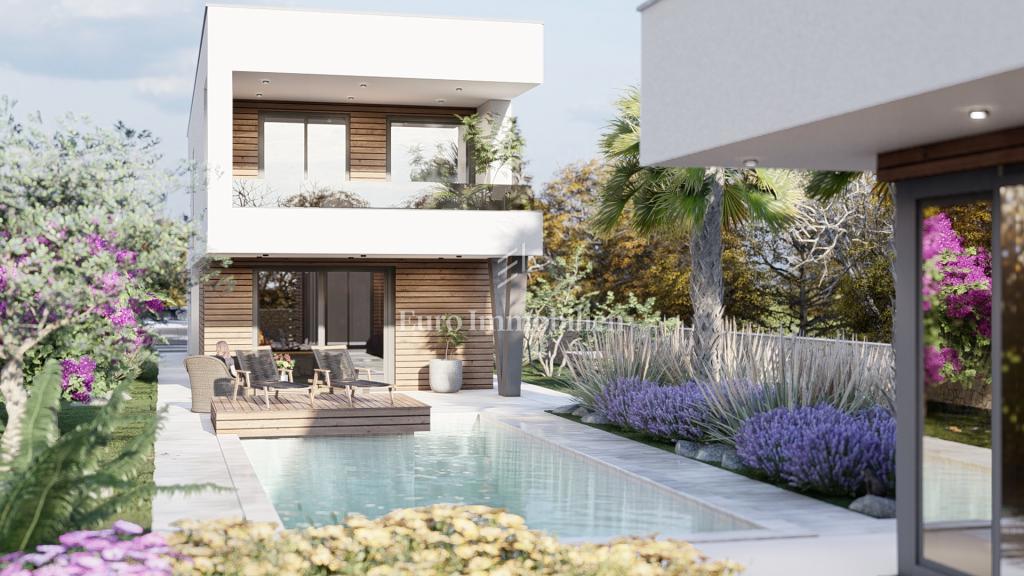 Okolica Baške - samostojna vila z bazenom