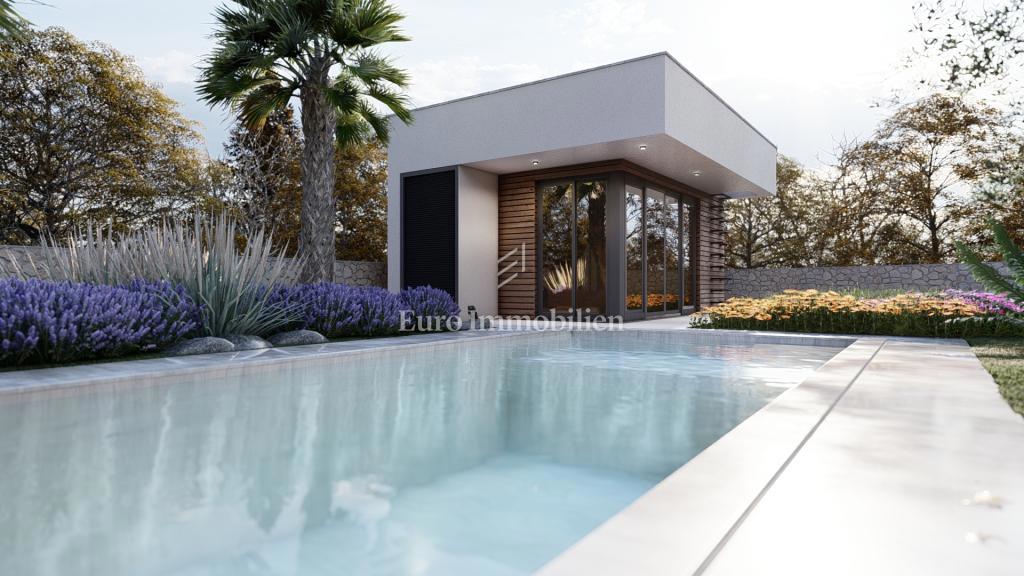 Okolica Baške - samostojna vila z bazenom