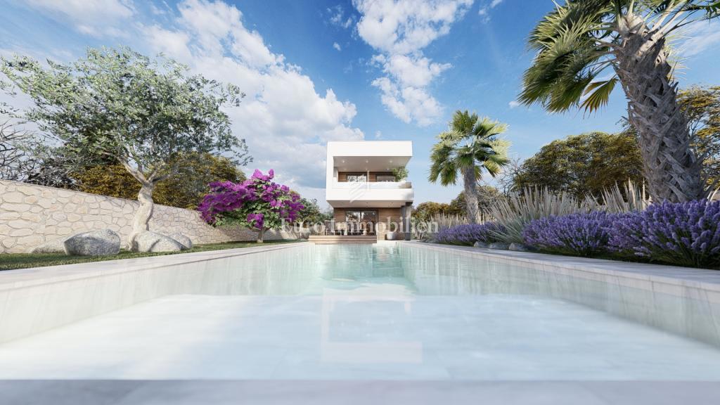 Okolica Baške - samostojna vila z bazenom