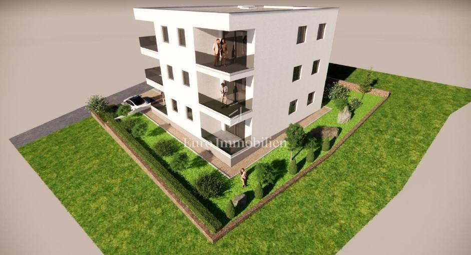 Apartma v novogradnji s pogledom na morje