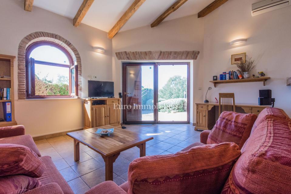 Enonadstropna hiša z vrtom in panoramskim pogledom na morje - Poreč