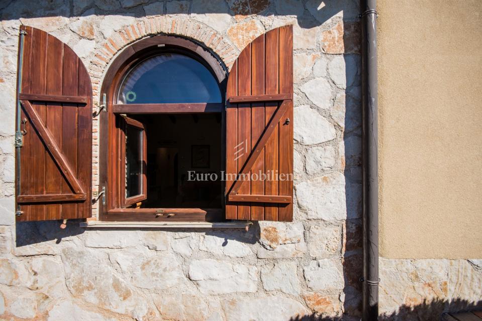 Enonadstropna hiša z vrtom in panoramskim pogledom na morje - Poreč