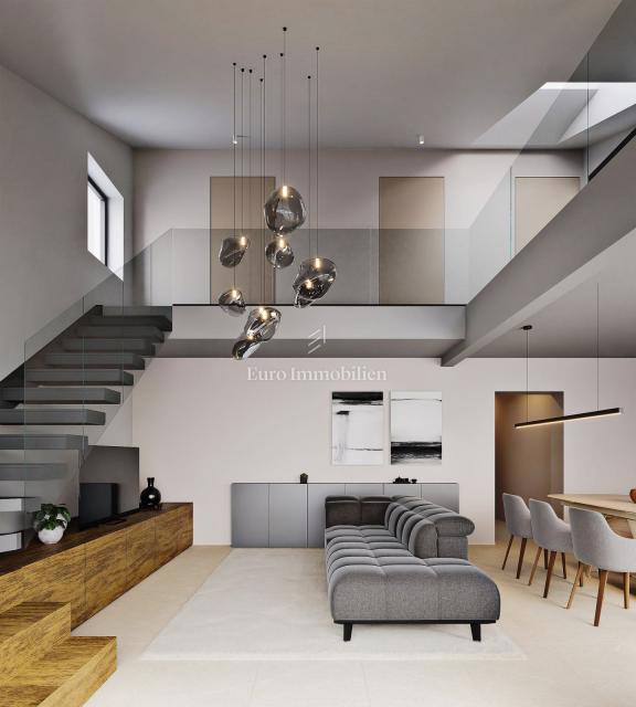 Trsat – moderno dvoetažno stanovanje, novogradnja