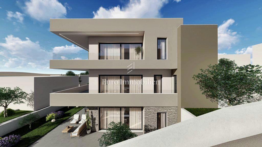 Tisno, luksuzno stanovanje v drugi vrsti do morja