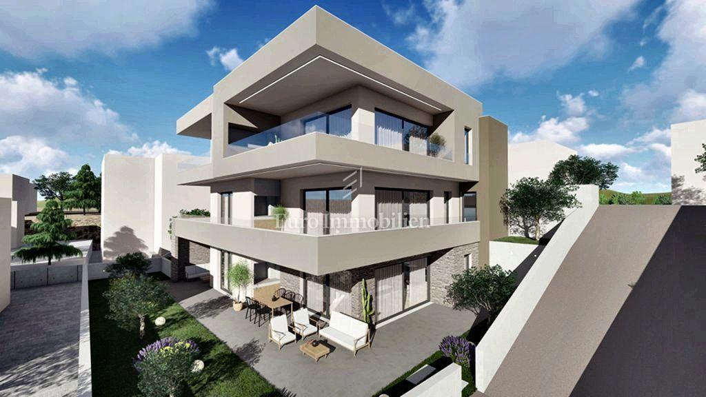 Tisno, luksuzno stanovanje v drugi vrsti do morja