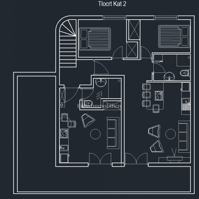Crikvenica - hiša s 4 apartmaji in pogledom na morje
