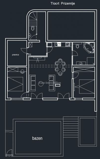 Crikvenica - hiša s 4 apartmaji in pogledom na morje