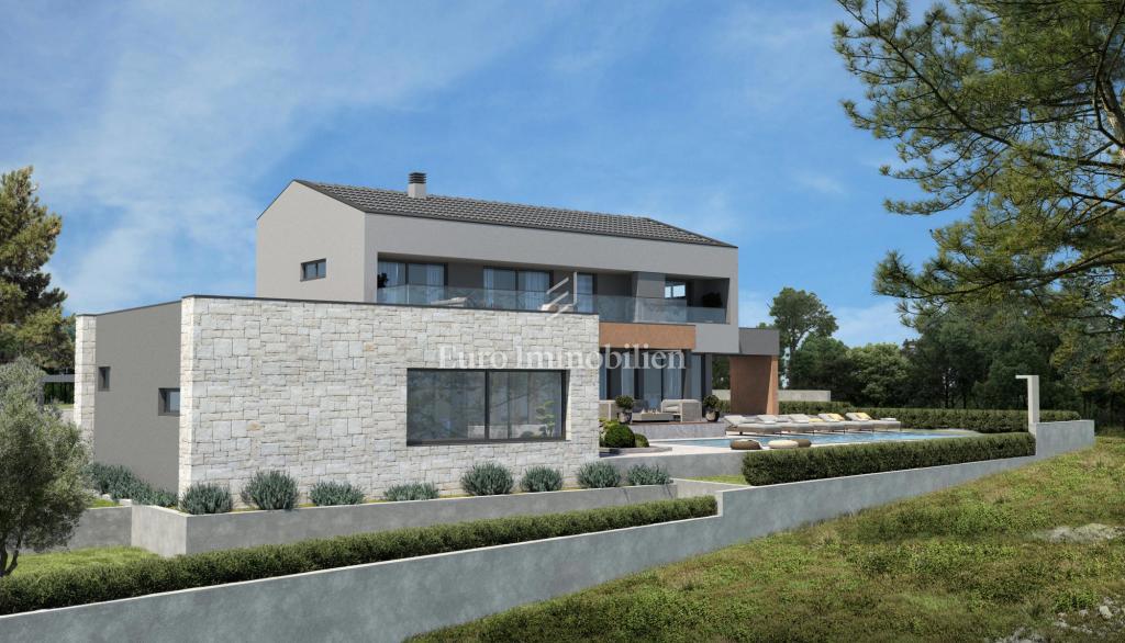 Območje Labina, gradbeno zemljišče z gradbenim dovoljenjem