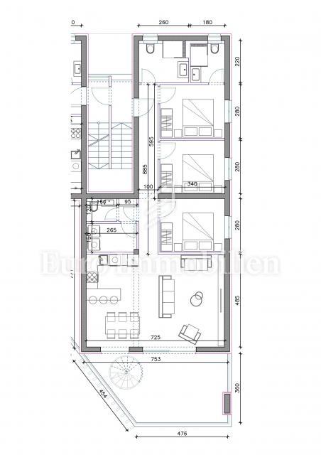 Sukošan - apartmaji v novi stavbi s pogledom na morje