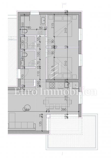 Sukošan - apartmaji v novi stavbi s pogledom na morje