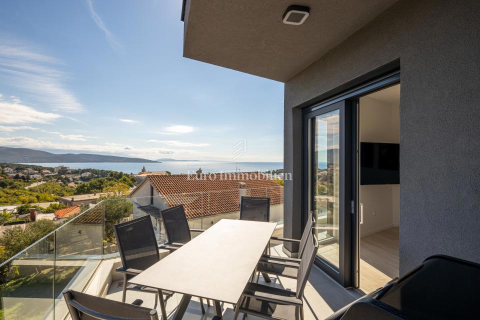 Mesto Krk - penthouse s pogledom na morje