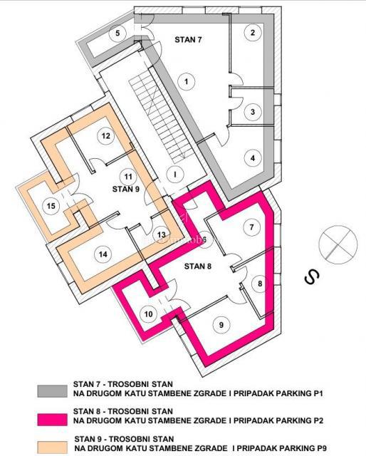 Mesto Pag - apartma s pogledom na morje