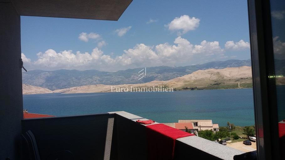 Mesto Pag - apartma s pogledom na morje