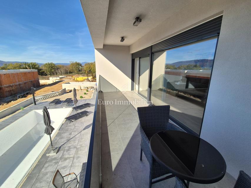 Nova hiša dvojček s pogledom na morje - otok Krk