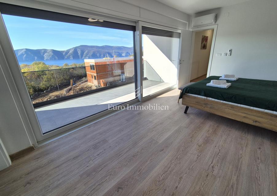 Nova hiša dvojček s pogledom na morje - otok Krk