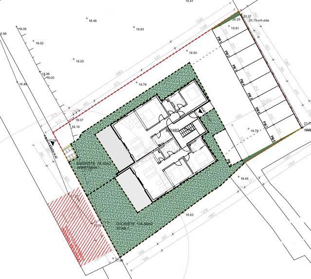 Novalja - apartma z veliko teraso, pogled na morje