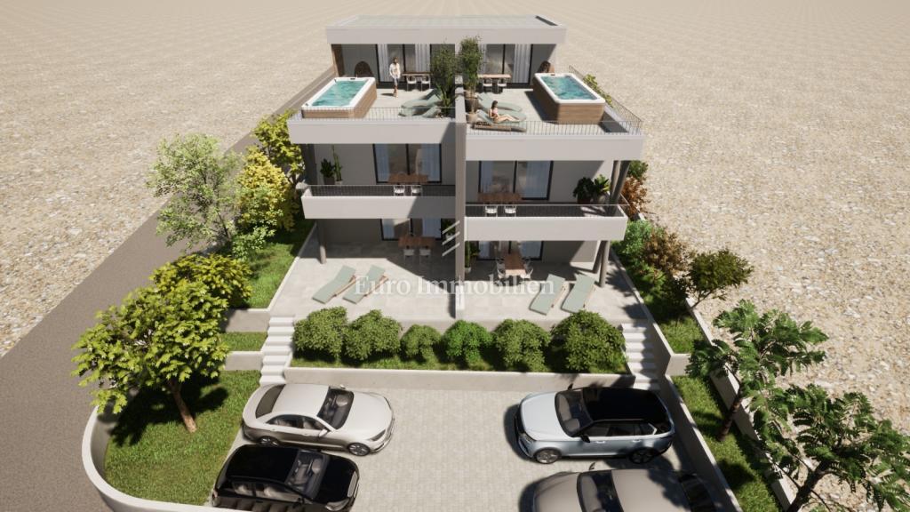 Novi apartma v pritličju z vrtom - Vodice