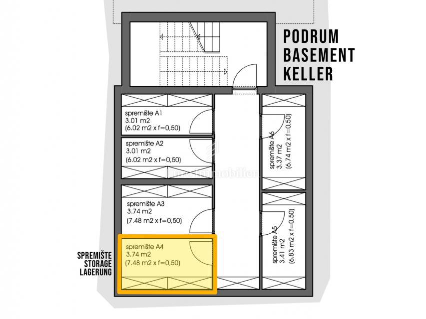 Peroj - apartma z vrtom in teraso s pogledom na morje