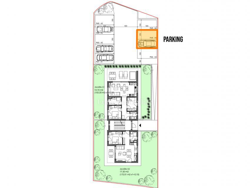 Peroj - apartma z vrtom in teraso s pogledom na morje