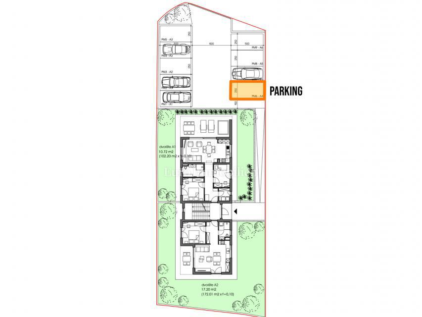 Peroj - apartma z vrtom in teraso s pogledom na morje