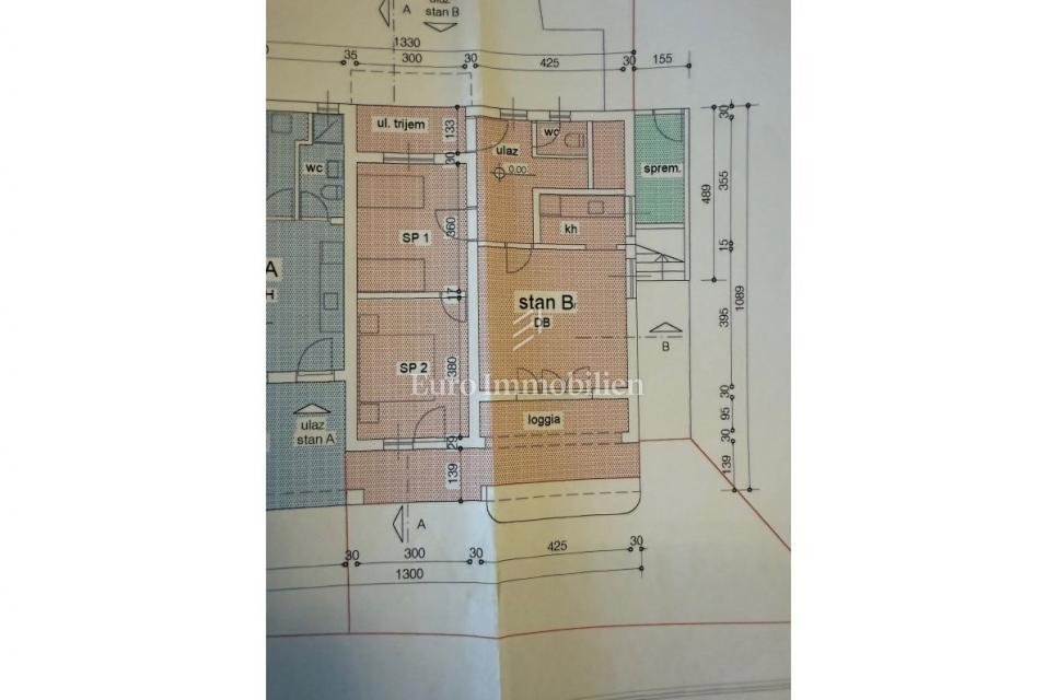 Apartma z vrtom v mestu Krk