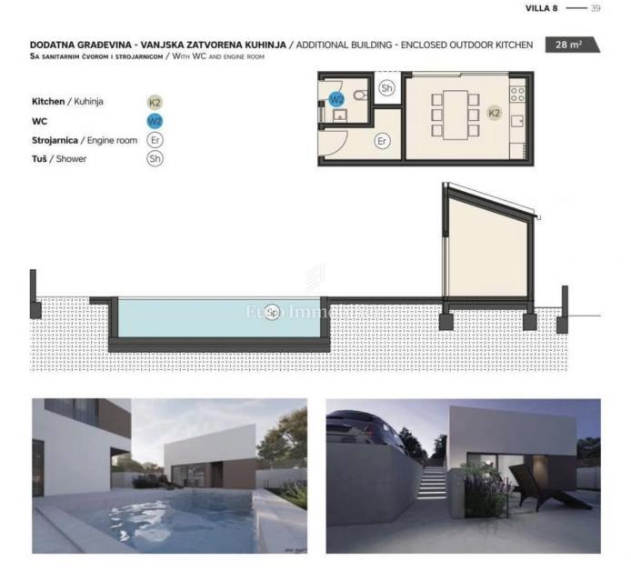 Istra, okolica Vodnjana, zazidljivo zemljišče z gradbenim dovoljenjem