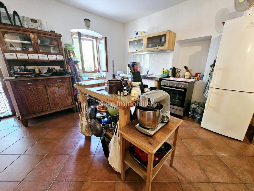 Hiša na Krku z velikim vrtom, potencial!