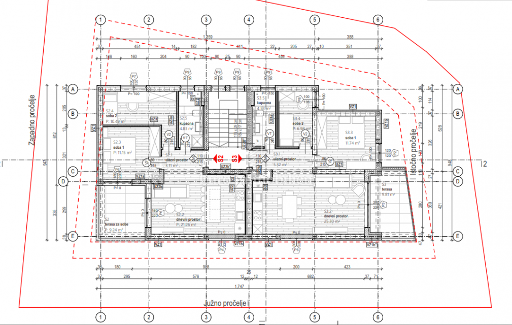 Povile – stanovanje v novogradnji 30 m od morja
