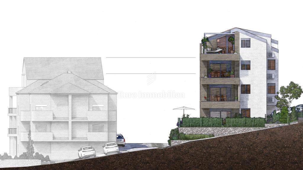 Povile – stanovanje v novogradnji 30 m od morja